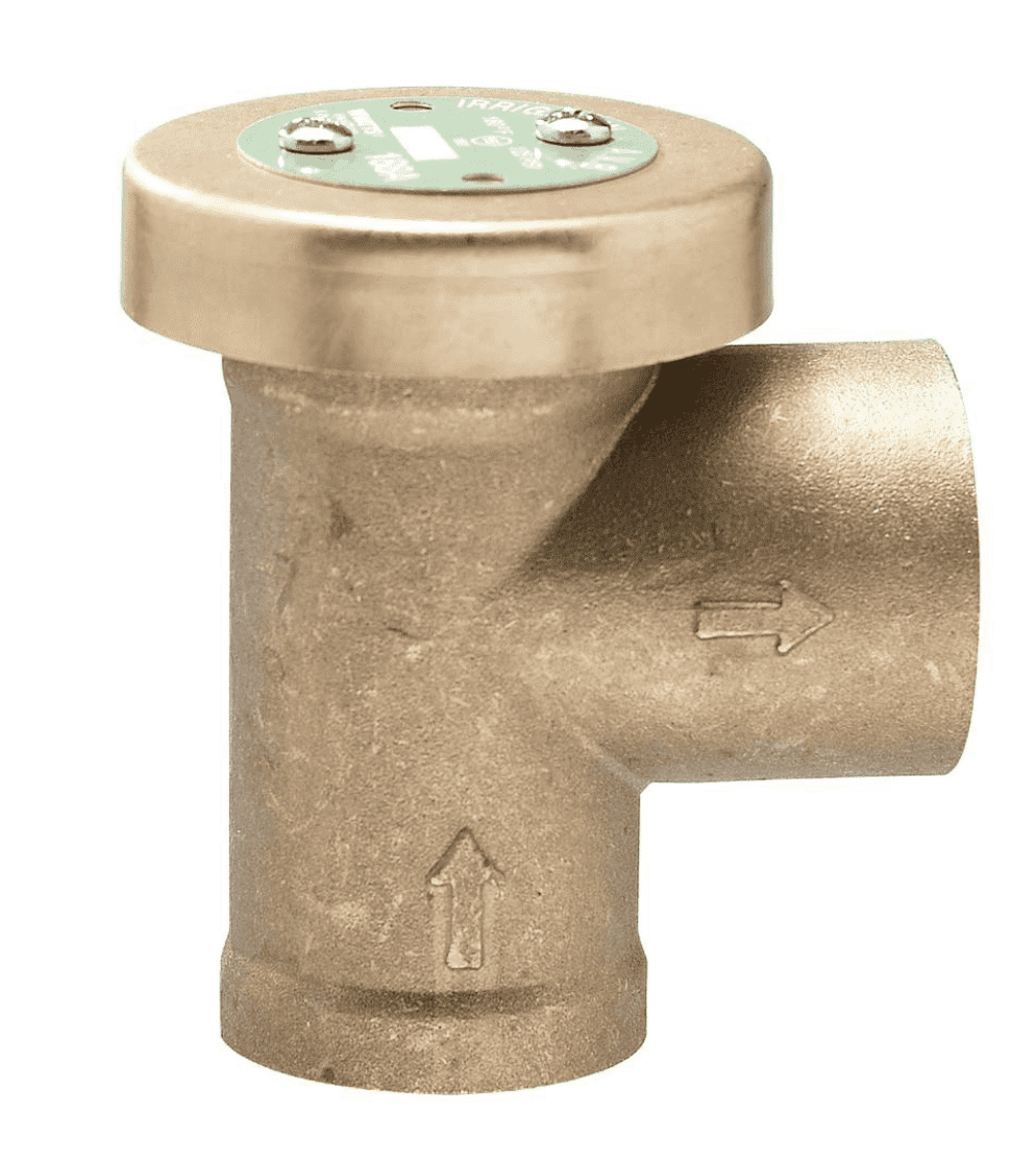 Air Admittance Valve 3/4" x 3/4" Brass FPT x FPT AntiSiphon Pressure