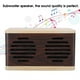 thumbnail image 5 of Altavoz de subgraves, altavoz Bluetooth D7 con empalme de madera y grano de madera, altavoz de madera de primera calidad, 5 of 10