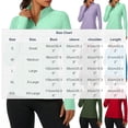 thumbnail image 3 of hoksml Women's 1/4 Zip Long Sleeve Athletic Top with Thumb Holes, UPF 50+ Sun Protection Quick Dry Workout Shirt for Running Yoga, 3 of 7