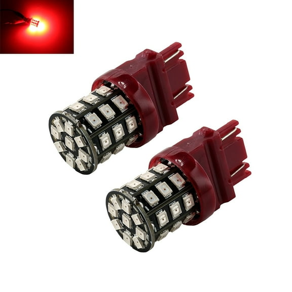 3157 Red High Power 2835 Chip 33-LED Turn Signal/Brake/Tail Light Bulbs (3157, Red) ?
