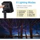 thumbnail image 4 of [Paquete de 2] Guirnaldas de luces solares al aire libre - Geemoo 15m 150 LED Alambre de cobre Luces solares navideñas con 8 modos, para decoración al aire libre, jardín, árboles, etc. (blanco cálido) Kuyhfg Bienvenido a Kuyhfg, 4 of 5