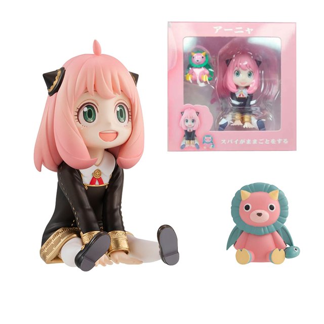Figura de acción de la familia spy×de 16cm, figura de PVC de Anya Forger, figura de Twilight Yor Forger, cara cambiable, juguete de modelo de colección Gong Bohan LED