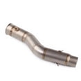 thumbnail image 3 of Motorcycle Exhaust System Middle Link Pipe Connecting Tube Slip On For Yamaha R1 2009 2010 2011 2012 2013 2014, 3 of 5