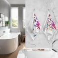 thumbnail image 7 of GZHJMY Butterflies Hand Towel Cotton Soft Absorbent Bath Hand Towels Decor, Multipurpose for Kitchen, Hotel, Spa, Yoga, Gym, Set of 2, 7 of 7