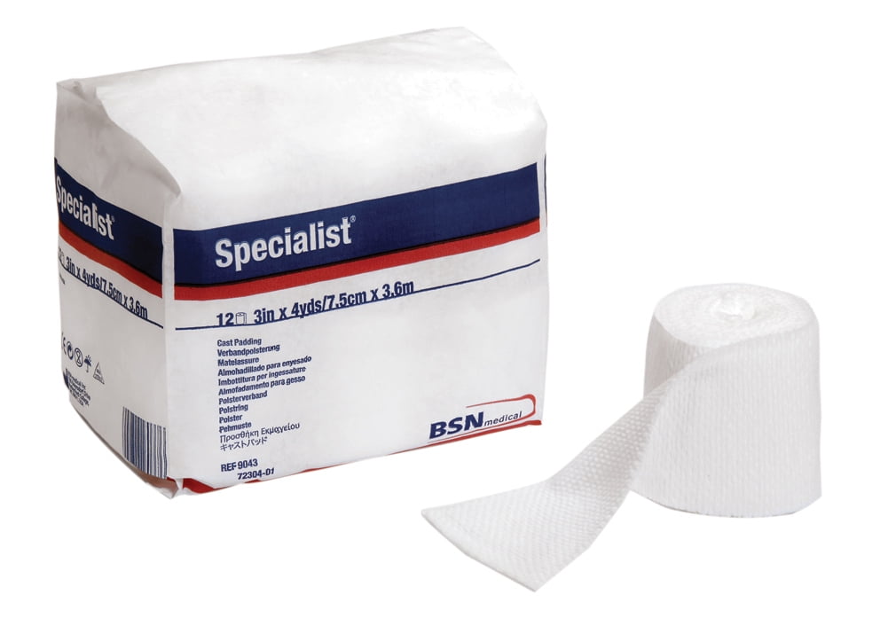 BSN Medical Specialist Cotton Blend Cast Padding, 3"x4yd, 12/pk