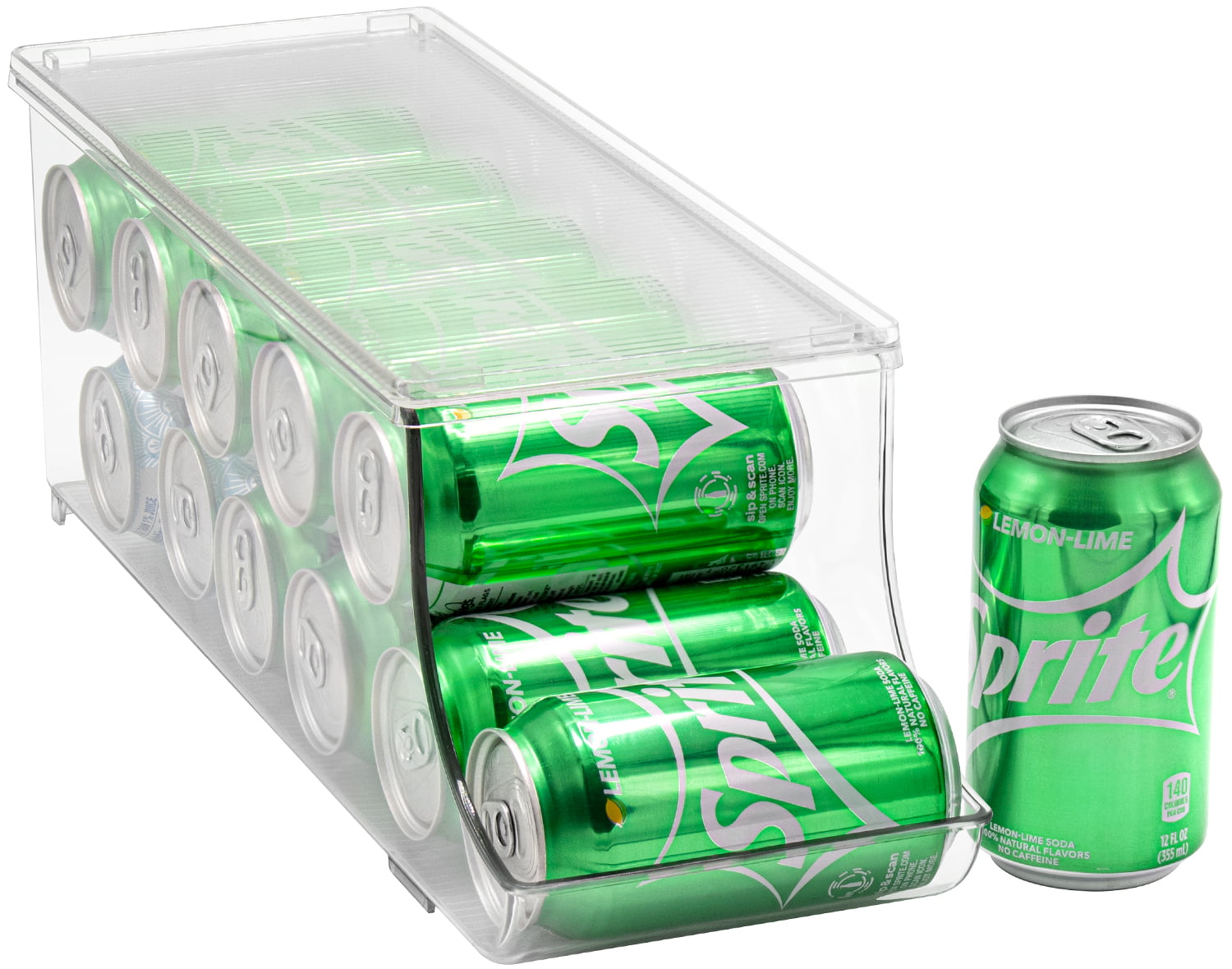 Canned Drink Box Fridge Can Storage Kitchen Bar Accessories Beverage Organizer