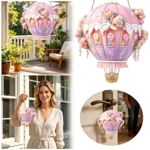 Tong Pendentif Ballon Flamme Pendentif en Acrylique 20 X 20 cm Design Convenant aux Jardins Mariages Patios Camping Maison