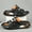 black orange, variant on 2024 New Men Outdoor Sandals Slippers Beach Comfortable Thick Sole Clogs Men Casual Shoes Garden Shoes Men Women Beach Sandals