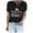 Black, variant on Gunia Halloween T Shirts For Women Ghost Graphic Print Short Sleeve Crew Neck Casual Holiday Tops Plus Size Tee Shirts Black S-5Xl