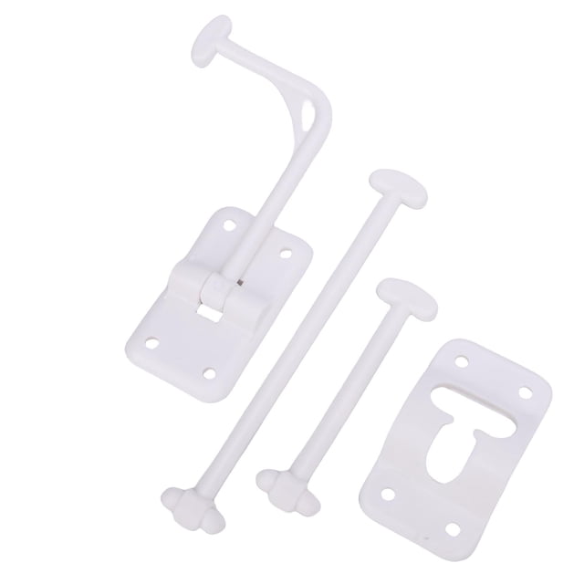 Support de Porte d'Entrée RV à 90 Degrés, Fixation Sécurisée, Matériau ABS Haute Résistance, Installation Simple, Adapté pour Porte-Bagages de Remorque de Véhicule Récréatif