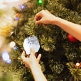 thumbnail image 4 of KOYPTL 3Pcs Christmas Ball Ornaments for Tree,Shatterproof Foam Glittering Hanging Bulbs Pendants for Christmas Tree Porch Lawn Yard Holiday Decorations for Xmas Birthday Home Party Supplies, 4 of 6