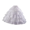 thumbnail image 3 of Zentra Jupon de Robe de Mariée Léger avec Ceinture Élastique Confortable Demi-style C, 3 of 7