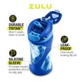 thumbnail image 3 of ZULU Torque 16 fl oz Blue Plastic Water Bottle with Straw Lid, 3 of 6