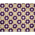 thumbnail image 4 of oneOone Polyester Lycra Purple Fabric Floral Block Craft Projects Decor Fabric Printed By The Yard 56 Inch Wide, 4 of 4