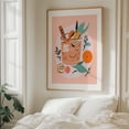 thumbnail image 5 of Cinnamon & Orange Cocktail - India Illustration Fruit Cocktail Kitchen Decor Modern Art Whimsical Tropical Humor Oak Framed Wall Art Print 16 x 20 inches, 5 of 12