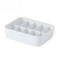 thumbnail image 2 of Stackable White Organizer Bins Clothes Storage Baskets for Household Storage Organization, 2 of 4