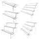thumbnail image 4 of KDJ Acrylic Transparent Ladder Display Stand - Handmade Model Showcase for Figures, Collectibles, Jewelry, Toys - Multi-Tier Organizer for Home, Office, Party Decor, 4 of 10