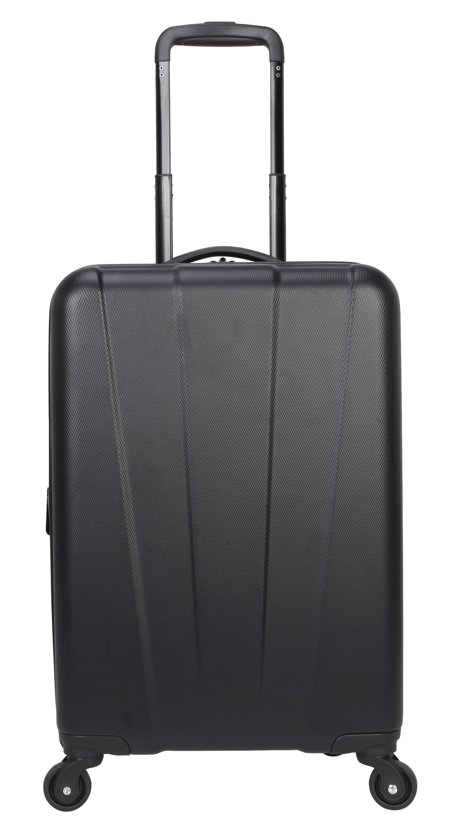 Protege 3-Pc Hardside Luggage Set, Includes 28 in Checked and 20 in Carry-on Luggage and 18 in Duffel, Black, All Ages