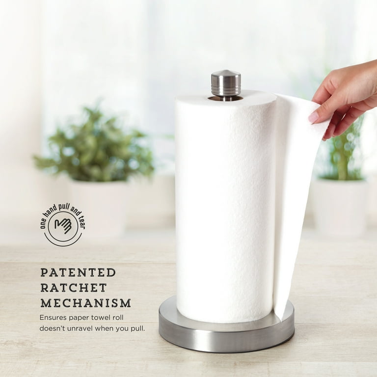 Kamenstein Perfect Tear Paper Towel Holder, 13-inch, Silver 2