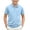 Light Blue, variant on Spazoro Toddler Boys Polo Shirts with Chest Pockets, School Uniform Short Sleeve Solid Color Turn-down Collar Summer Shirts Tops for Kids Boys Light Blue Size 5-6 T