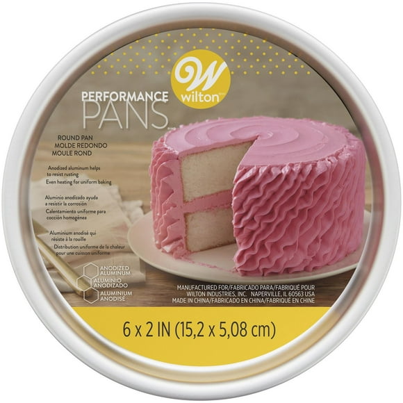 Wilton Performance Aluminum Round Pan, 6"x2"