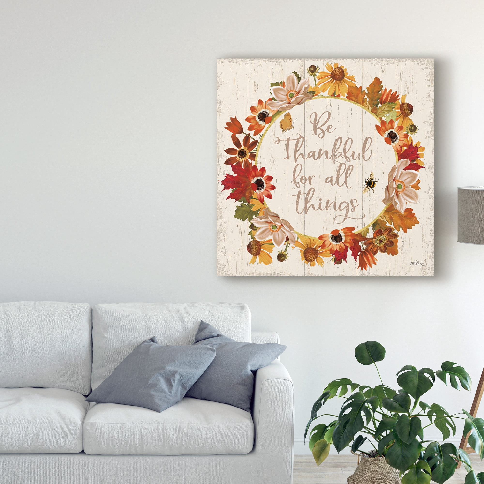 Trademark Fine Art 'Fall Garden IV' Canvas Art by Katie Pertiet