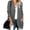 Dark Gray, variant on Dellytop Womens Loose Open Front Cardigan Long Sleeve Casual Knit Sweaters Coat With Pockets