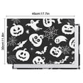 thumbnail image 6 of Halloween White Ghosts Pumpkins and Spider Webs Summer Placemats Table Placemats Set Of 4-Linen Kitchen Washable Placemats Table Mats 11.8"x17.7" Non-Slip Heat Resistant, 6 of 6