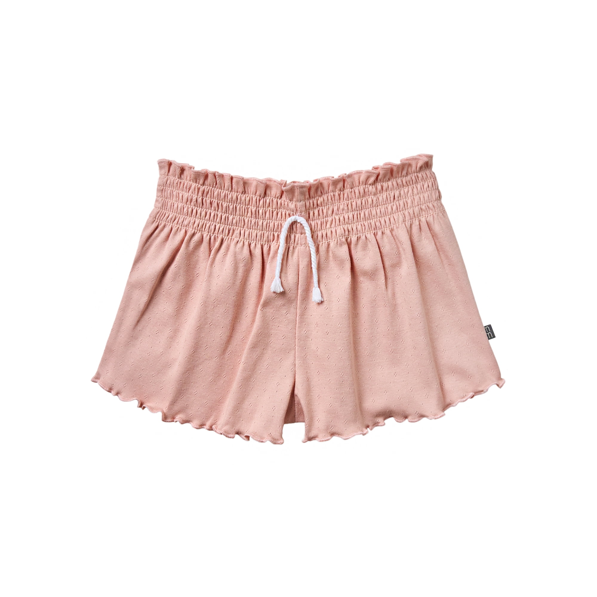 Modern Moments by Gerber Toddler Girl Organic Smocked Wide Leg Short, Sizes 12M-5T