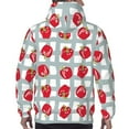 thumbnail image 7 of Salouo Sweet Red Fruit Pattern Men's Fall Hoodie Sweatshirt,Sport Hoodie with Pockets for Men Pullover Casual Hooded Sweatshirt-X-Large, 7 of 7