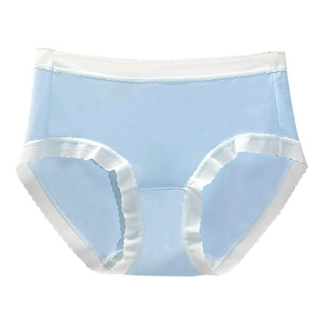 Sngxgn Women s Seamless Underwear Lace Panties invisible Underpants Panty for Womens(Light Blue M)