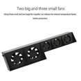 thumbnail image 5 of PS4 Cooling Fan, USB External Cooler PS4 host cooling fan Temperature Control Cooling Fans for Playstation Gaming Console, 5 of 5