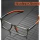 thumbnail image 4 of Gafas de lectura ultraligeras para hombre y mujer, lentes de lectura con luz azul, TR90, deportivas, para presbicia, lentes ópticas de visión lejana, dioptrías A + 4,0, 4 of 4
