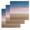 Pink Blue, variant on Pink Blue Brown Kitchen Dish Towels for Drying Dishes Set of 3, Farmhouse Gradient Wooden Plank Art Waffle Weave Microfiber Hand Tea Bathroom Towels Quick Dry & Absorbent Towel 12x12