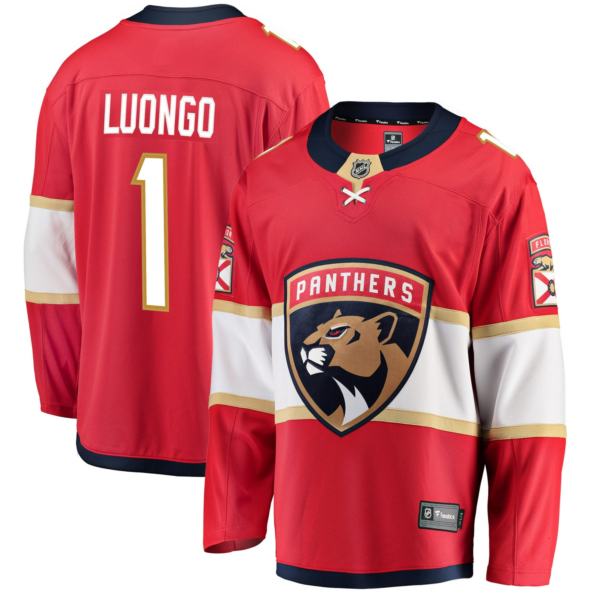 Roberto Luongo Florida Panthers NHL Fanatics Breakaway Home Jersey