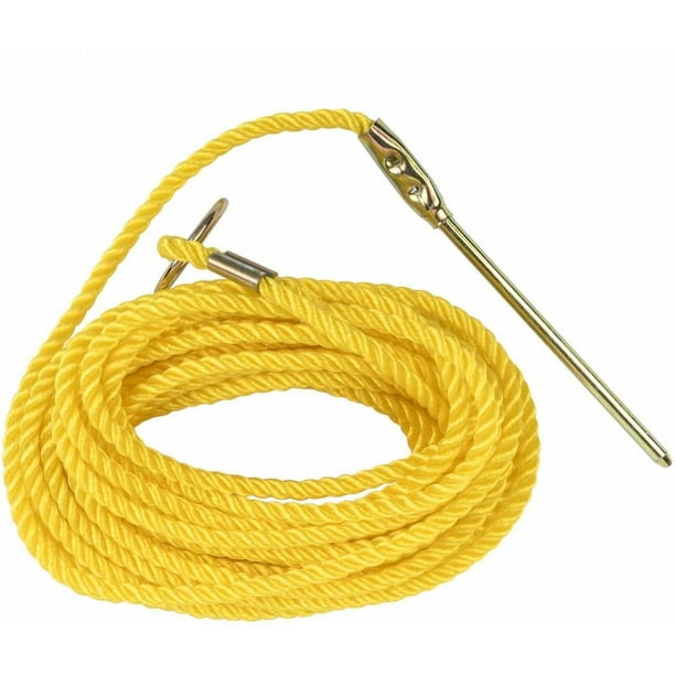 Ozark Trail 25' Heavy Duty Twisted Poly Fishing Stringer Yellow