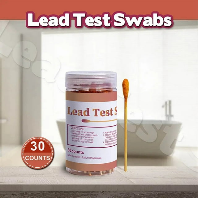Lead Test Kit Swabs - Lead Paint Test Kit, Lead Check Swab for Home Use, Test Results in 30 Second (50PCS),50 x lead test kit