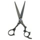 thumbnail image 3 of 2 uds negro profesion salón peluquero corte regular texturizante adelgazamiento tijeras tijeras peluquería de herramientas de peluquería 6,5 ', 3 of 9