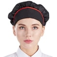 thumbnail image 4 of Mesh Work Hat Cook Accessories Breathable Smoke-proof Dust Cooking Hygienic Cap Work Wear Chef Hat Canteen Catering Brown One Size, 4 of 5