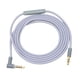 thumbnail image 3 of Cable de audio de repuesto con micrófono en línea y control de pista Cable de audio portátil para auricularesGris, 3 of 8