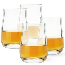 Spiegelau Single Barrel Bourbon Glasses, Set of 4, European-Made Lead-Free Crystal, Modern Whiskey Glasses, Dishwasher Safe, Professional Quality Cocktail Glass Gift Set, 13.25 oz