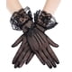 thumbnail image 1 of AYYUFE - Guantes de malla de encaje para mujer con elegante diseño de lazo, guantes de novia de dedo completo, accesorios para vestido de novia, 1 of 8