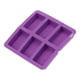 thumbnail image 3 of Molde de Pastel de Jabón Hecho A Mano de Silicona Con Patrón de Originalidad Púrpura de 6 Rejillas para Panadería Casera, 3 of 7