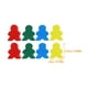 thumbnail image 3 of 50 piezas de peones multicolores de madera, ideales para juegos de mesa, actividades en el aula y juegos familiares Accesorios de ajedrez coloridos para niños y adultos, 3 of 7