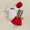 Red, variant on ATOGUTA Kids Clothes Boys Short Sleeve Romper Adjustable Suspenders Shorts Hat Wedding Party Suit