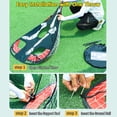 thumbnail image 4 of Portería de fútbol para niños, diseño portátil, plegable, de doble propósito, para patio trasero, 4 of 8
