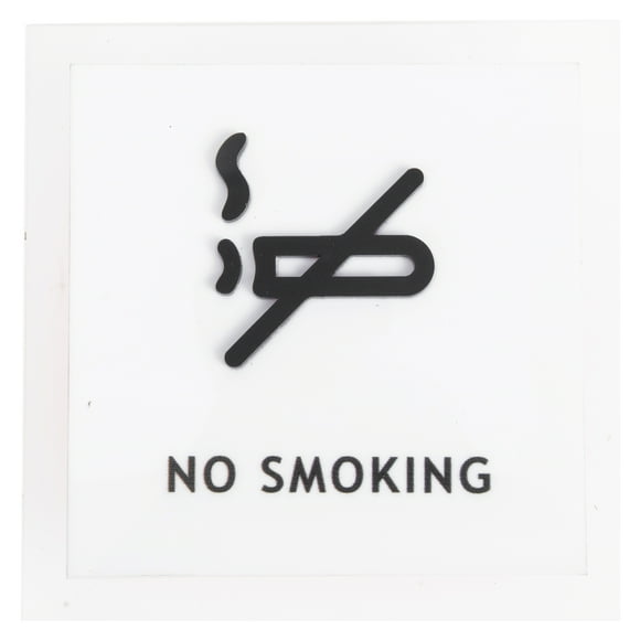No Smoking Indicator Public No Smoking Sign Acrylic Warm Reminder for Hotel