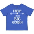 thumbnail image 3 of Inktastic Finally I'm the Big Cousin Boys or Girls Toddler T-Shirt, 3 of 5