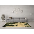 thumbnail image 3 of Ahgly Company Indoor Round Abstract Brown Modern Area Rugs, 7' Round, 3 of 4