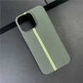 thumbnail image 1 of Luxury Carbon Fiber Pattern Case For iPhone 16 15 14 Plus 13 12 11 Pro Max Matte Armor Shockproof Protective Hard Bumper Cover Green For iPhone 13 ProMax, 1 of 6